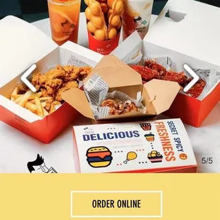 Korean fried  Korean MEGA Fried Chicken Bucket