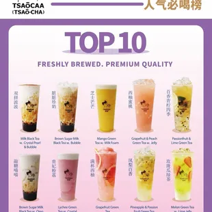 Top 10 drinks