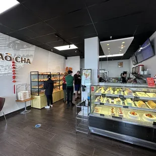 the inside of a restaurant