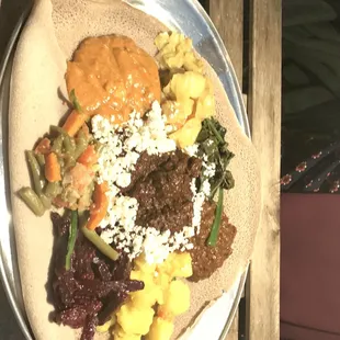 Red Lamb Curry Plate