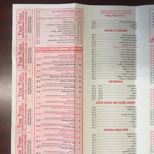 Menu part 2