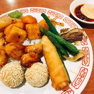 Vegan buffet entrees