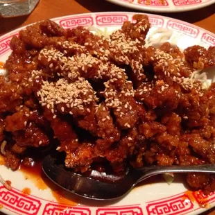 Sesame beef, my favorite!