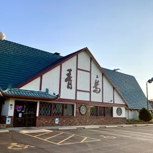 the front of the restaurant