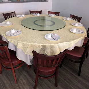 Larger Tables Available