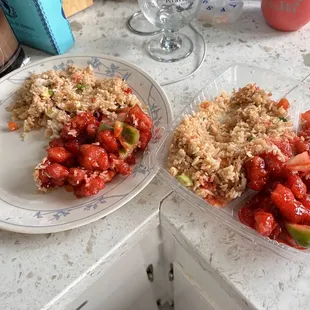 large portions--2 meals!