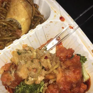 Found 3 pieces of hair in my food  . At first didn't want to give me my money back an insisted I take the remake food. Also nasty attitudes.