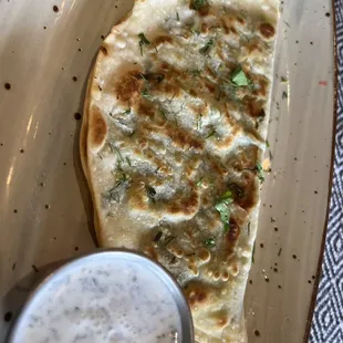 Kutabi with Greens and Herbs