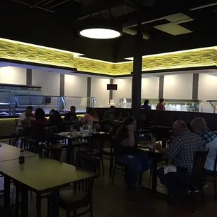 people sitting at tables
