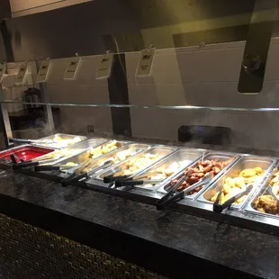 a variety of food items