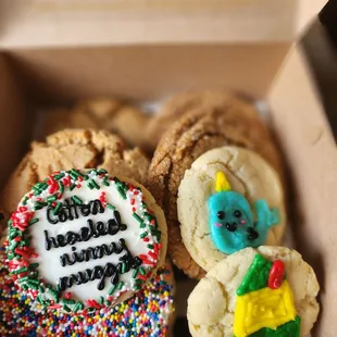 a box of cookies