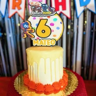 Ordered a custom cake for my son&apos;s bday it was so delicious!