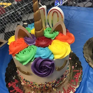 6" Unicorn Cake