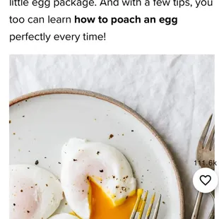 How to prepare poached eggs.