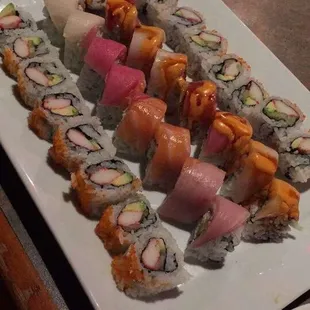 sushi and sashimi, sashimi, food, sushi