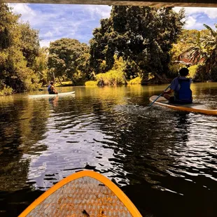 This is the up stream end of the river are where we turned around. The are is shallow with a lot of rocks.