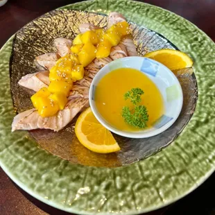 Mango Salmon Tataki