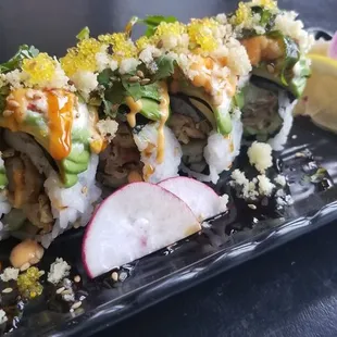 Golden Double Crab Roll (New Item)