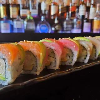 Rainbow Roll ( with Real Crab )