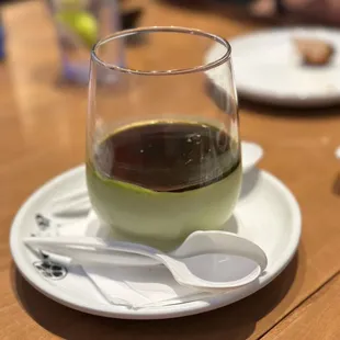 Tsujita Pudding (matcha)