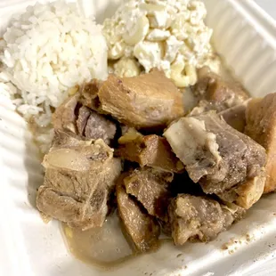 Sweet sour spareribs.