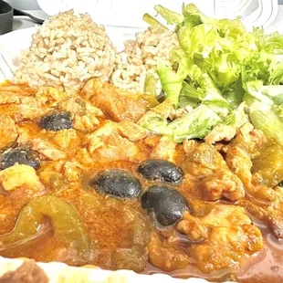 Pastele Stew Plate.