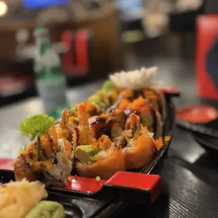 Out of control sushi roll and lover roll