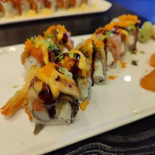 Out of control roll with cream cheese added