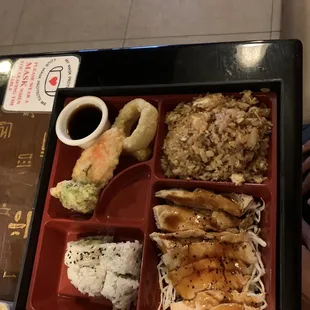 Chicken bento box