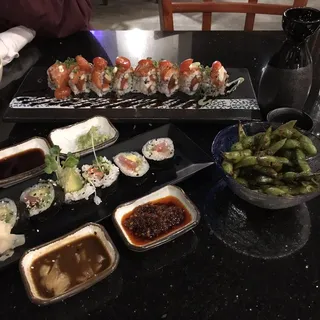 Spicy Garlic Edamame