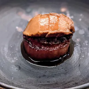 a plate with a sandwich on it