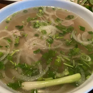 Pho with the steak.