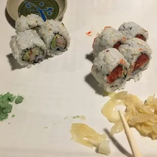 So far the sushi is fabulous!  Waiting to see how the hibachi stacks up!