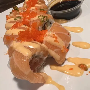 Pink Dragon Roll