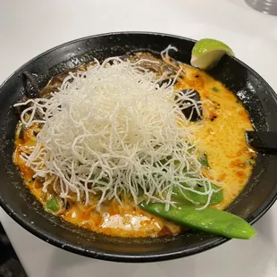 Red curry ramen