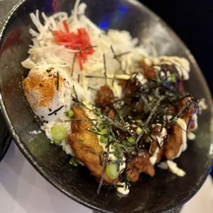 Karaage Bowl, my husband ordered this one and he said it was really good!