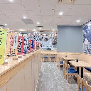 the interior of a restaurant