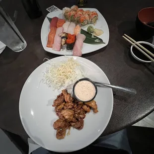 Sushi Special (Large), Teriyaki Chicken App.