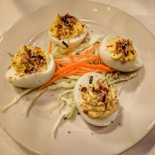 Wasabi Deviled Eggs