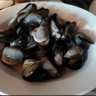 Steamed Mussels