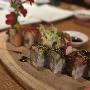 sushi and sashimi, sashimi, food, sushi