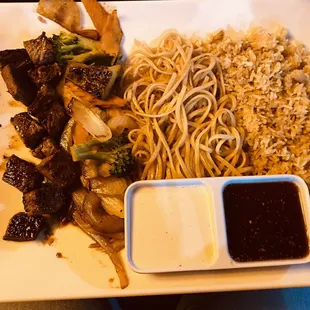 a plate of food
