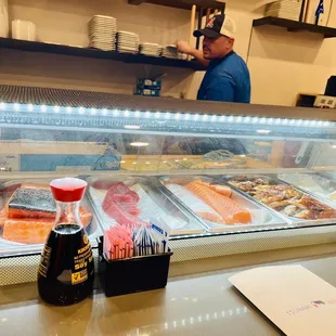 Chef and the sushi bar