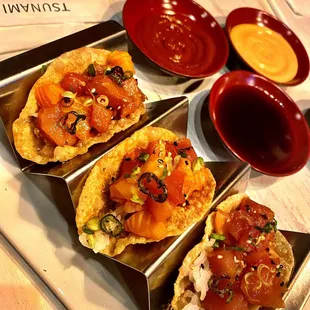 3 Pieces Poke Tacos Specialty