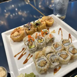 Ragin Cajun, big easy, and crunchy roll