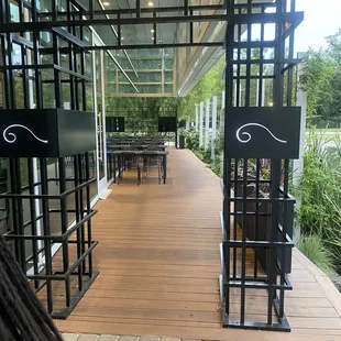 Outdoor seating