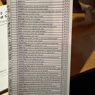 Maki Mono rolls - Specialty rolls