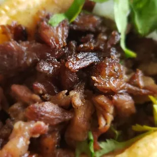 Char grilled skirt steak taco