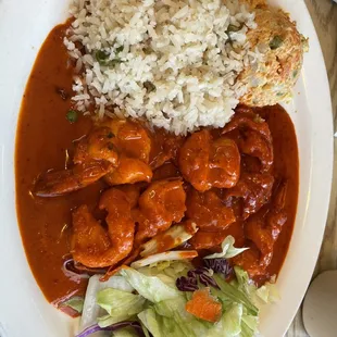 Diablo shrimp was amazing