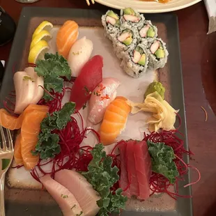 sashimi, sushi and sashimi, food, sushi